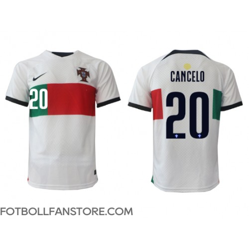 Portugal Joao Cancelo #20 Borta matchtröja VM 2022 Kortärmad Billigt